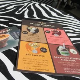 Cafe Frei, Érd - Étlap/itallap