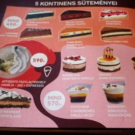 Cafe Frei - Károly körút Budapest - Étlap/itallap