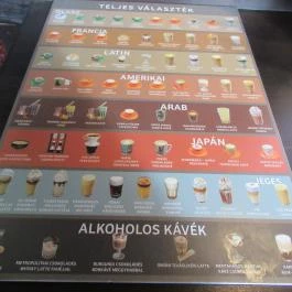 Cafe Frei - Kolosy tér Budapest - Étlap/itallap