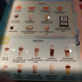 Cafe Frei - Mammut Budapest - Étlap/itallap