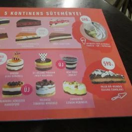 Cafe Frei - Pólus Center Budapest - Étlap/itallap