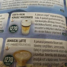 Cafe Frei - Westend, Budapest - Étlap/itallap