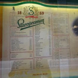 Lánchíd Söröző Budapest - Étlap/itallap