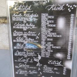 Cafe Marcello Budapest - Étlap/itallap