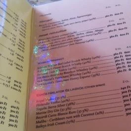 Café Rio Budapest - Étlap/itallap