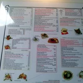 Cafe Vian - Gozsdu, Budapest - Étlap/itallap