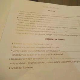 Caffe Mediterrán Grill House, Biatorbágy - Étlap/itallap