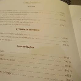 Caffe Mediterrán Grill House, Biatorbágy - Étlap/itallap