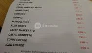 Caffe Shakerato Budapest - Étlap/itallap