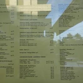 Caffé Vero Étterem & Kávéház Budapest - Étlap/itallap