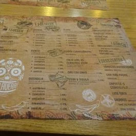 Calavera Mexikói Étterem Budapest - Étlap/itallap