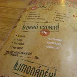 Calavera Mexikói Étterem Budapest - Étlap/itallap