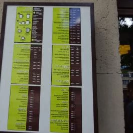 California Coffee Company - Szent István tér Budapest - Étlap/itallap