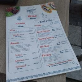 California Poké Bar Opera Budapest - Étlap/itallap