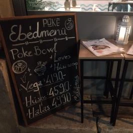 California Poké Bar Opera Budapest - Étlap/itallap