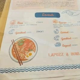 California Poké Bar Somogyi Budapest - Étlap/itallap