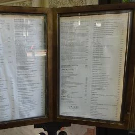 Callas Café & Restaurant Budapest - Étlap/itallap