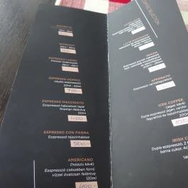 Capri Pizzéria & Kávézó - Zugló Budapest - Étlap/itallap