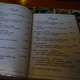 Casa Valerio Pizzeria Trattoria, Gyöngyös - Étlap/itallap
