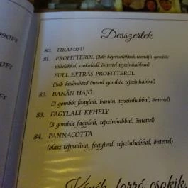 Casa Valerio Pizzeria Trattoria, Gyöngyös - Étlap/itallap