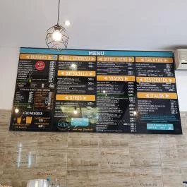 Catch Burger Budapest - Étlap/itallap