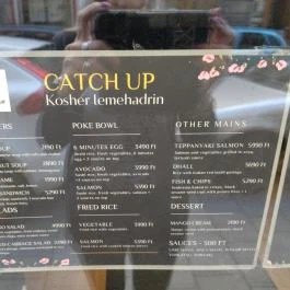 Catchup Restaurant Budapest - Étlap/itallap