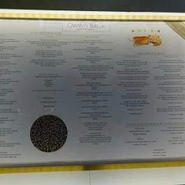 Caviar & Bull Budapest - Étlap/itallap