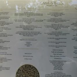 Caviar & Bull Budapest - Étlap/itallap