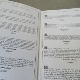 Caviar & Bull Budapest - Étlap/itallap