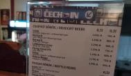 Cech In Budapest - Étlap/itallap