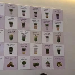 Cécha Matcha Budapest - Étlap/itallap