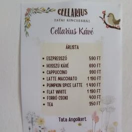 Cellarius - Tatai Kincsesház Tata - Egyéb