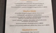 Centrál Kávéház Budapest - Étlap/itallap