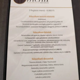 Centrál Kávéház, Budapest - Étlap/itallap