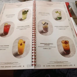 Centrál Kávéház, Budapest - Étlap/itallap