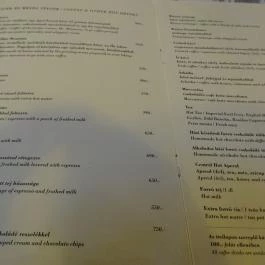 Centrál Kávéház, Budapest - Étlap/itallap