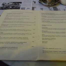 Centrál Kávéház, Budapest - Étlap/itallap