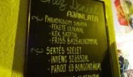 Chez Daniel Étterem Budapest - Étlap/itallap