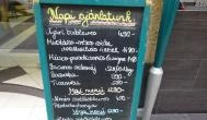 Chic to Chic Budapest - Étlap/itallap