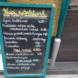 Chic to Chic Budapest - Étlap/itallap