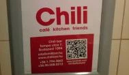 Chili Bár Budapest - Egyéb