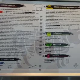 Chili's Burger Budapest - Étlap/itallap