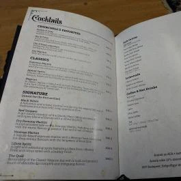 Churchill Bar Gourmet Budapest - Étlap/itallap