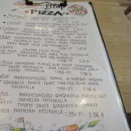 Ciao Bella, Budapest - Étlap/itallap
