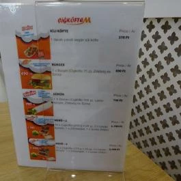 Cigköftem Budapest - Étlap/itallap