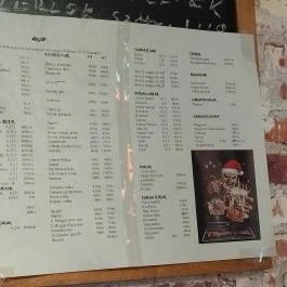 Cippolino Kávézó, Esztergom - Étlap/itallap