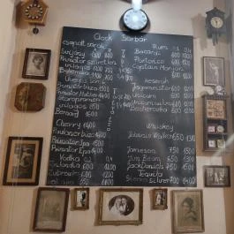 Clock Söröző Budapest - Étlap/itallap