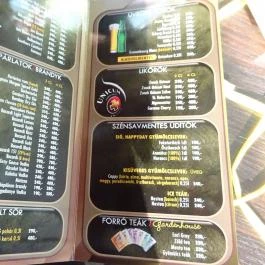 Club Expresszó Kistelek - Étlap/itallap