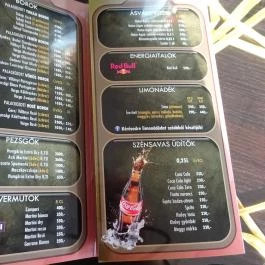 Club Expresszó Kistelek - Étlap/itallap