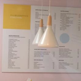 Club Szendvics Budapest - Étlap/itallap